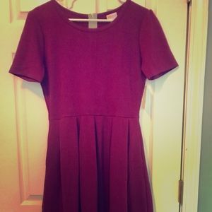 LuLaRoe Large Purple Amelia. New with tags.